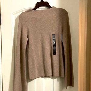 Pretty STYLEd! Banana Republic beige bell sleeve sweater with back out.  Size S